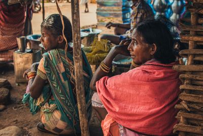 Women from an Indian rural community